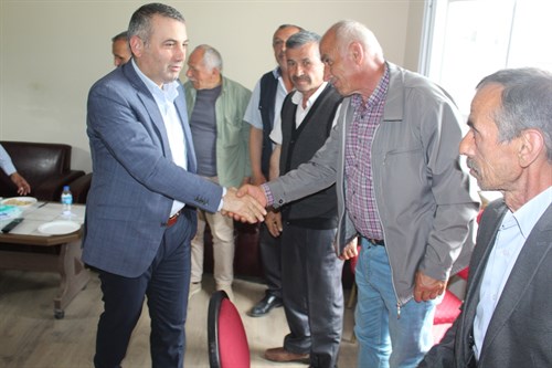Kaymakam KOTAN Muhtarlar Derneği' ni Ziyaret Etti