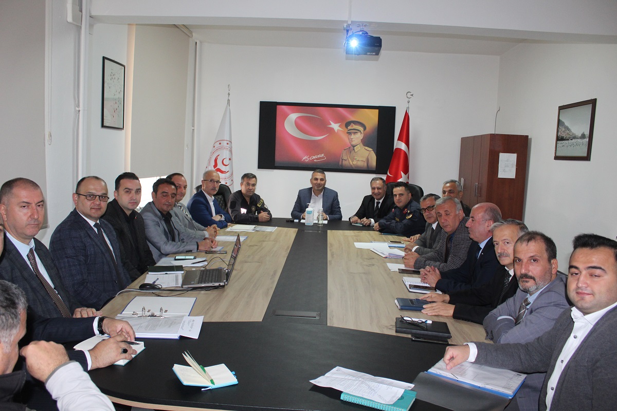 İLÇE İDARE ŞUBE BAŞKANLARI TOPLANTISI GERÇEKLEŞTİRİLDİ